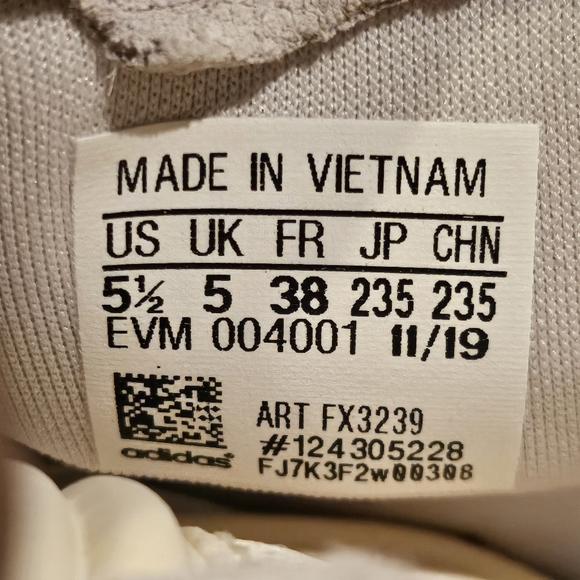 adidas Nite Jogger Beyonce Ivy Park Grey Orange Wmn Sz 5.5 #FX3239 - Picture 8 of 8